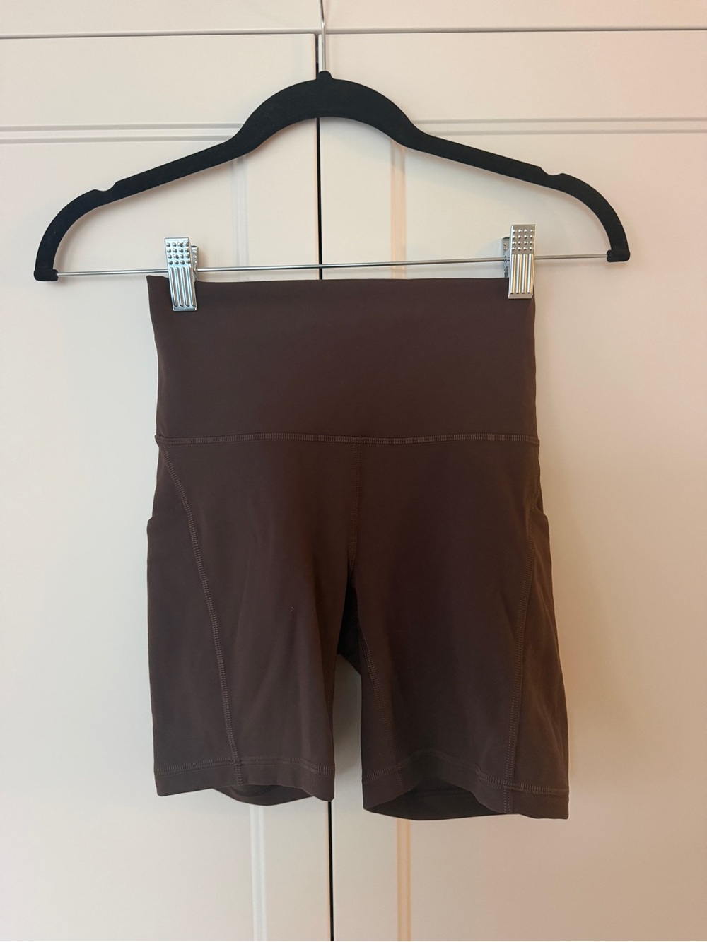 lululemon athletica High-Rise Bike Shorts in Brown